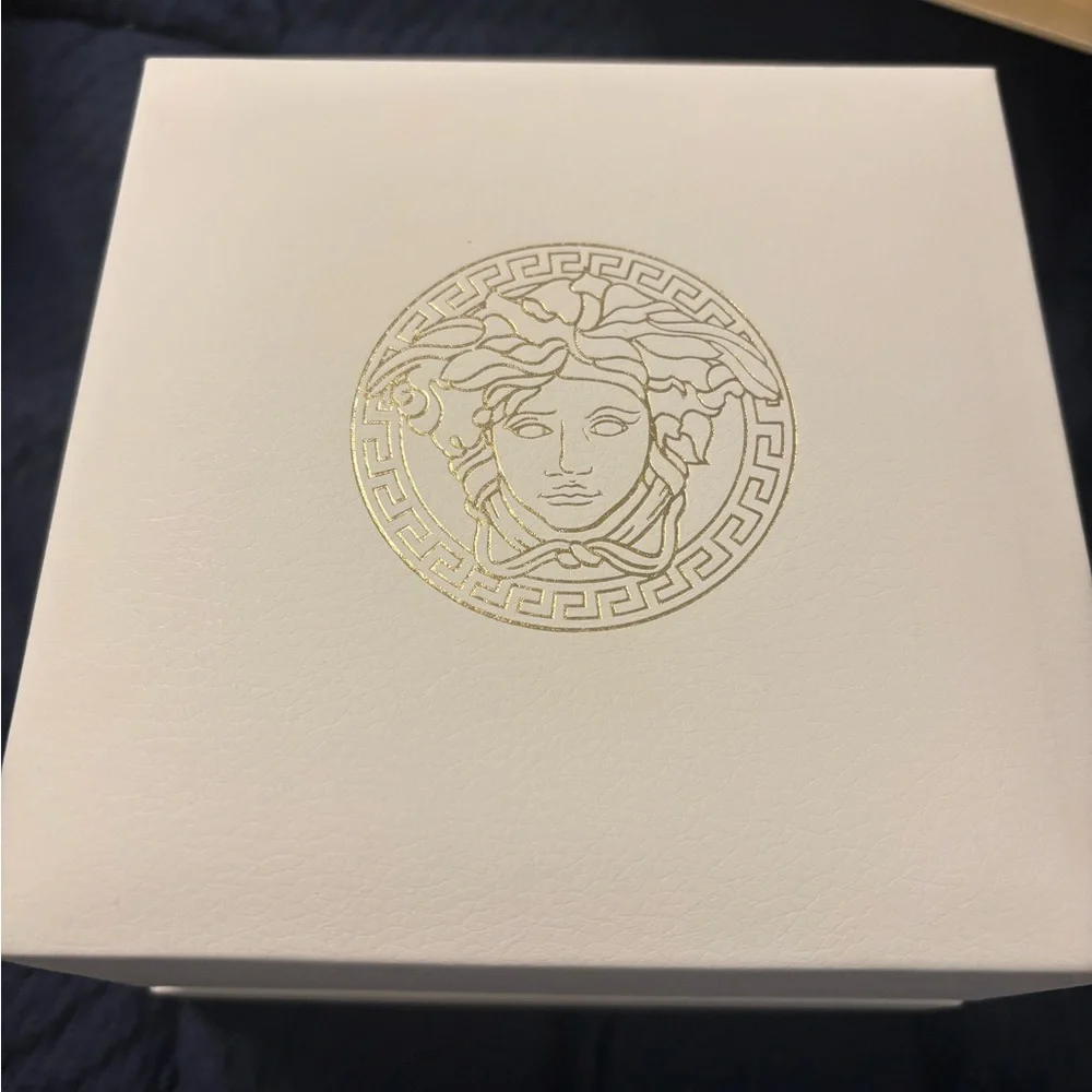 Versace women’s Gold and Silver Mesh Watch new with box